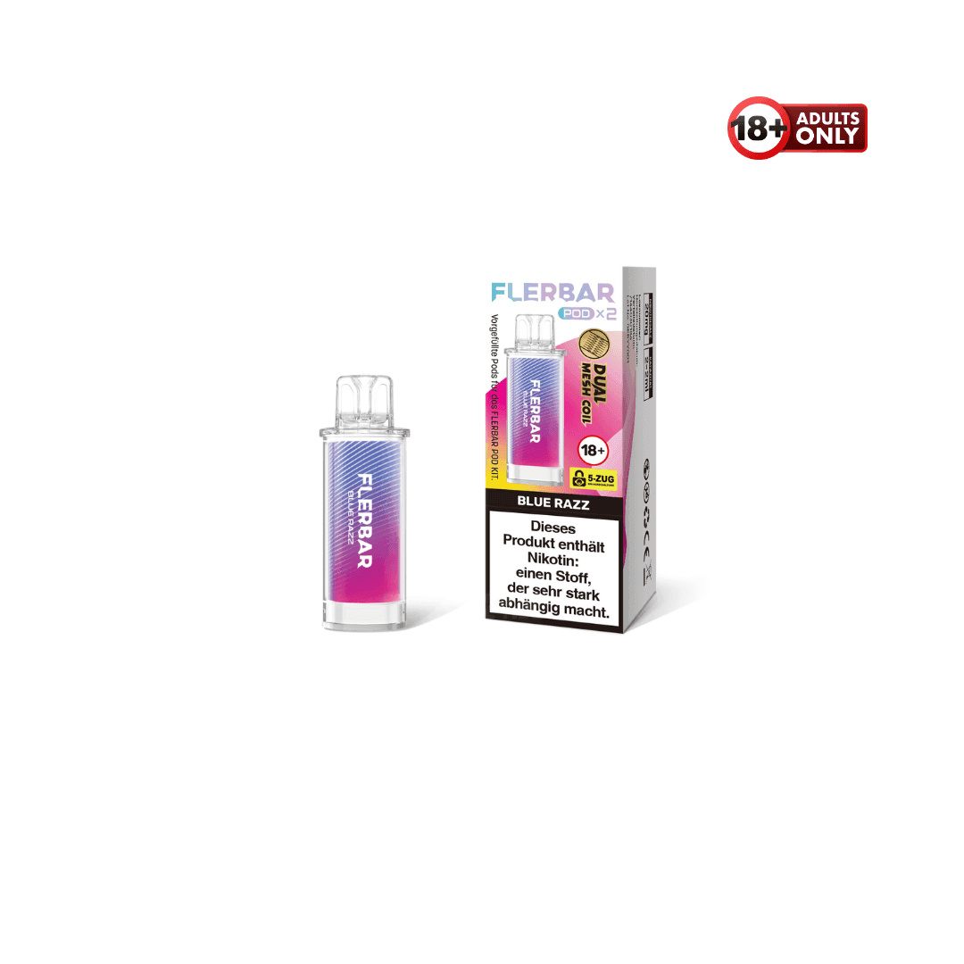 Flerbar Prefilled Pod Blue Razz - EdenVape24